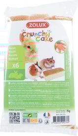 Zolux - Biscuits Crunchy Cake à la Carotte pour Rongeurs - x6