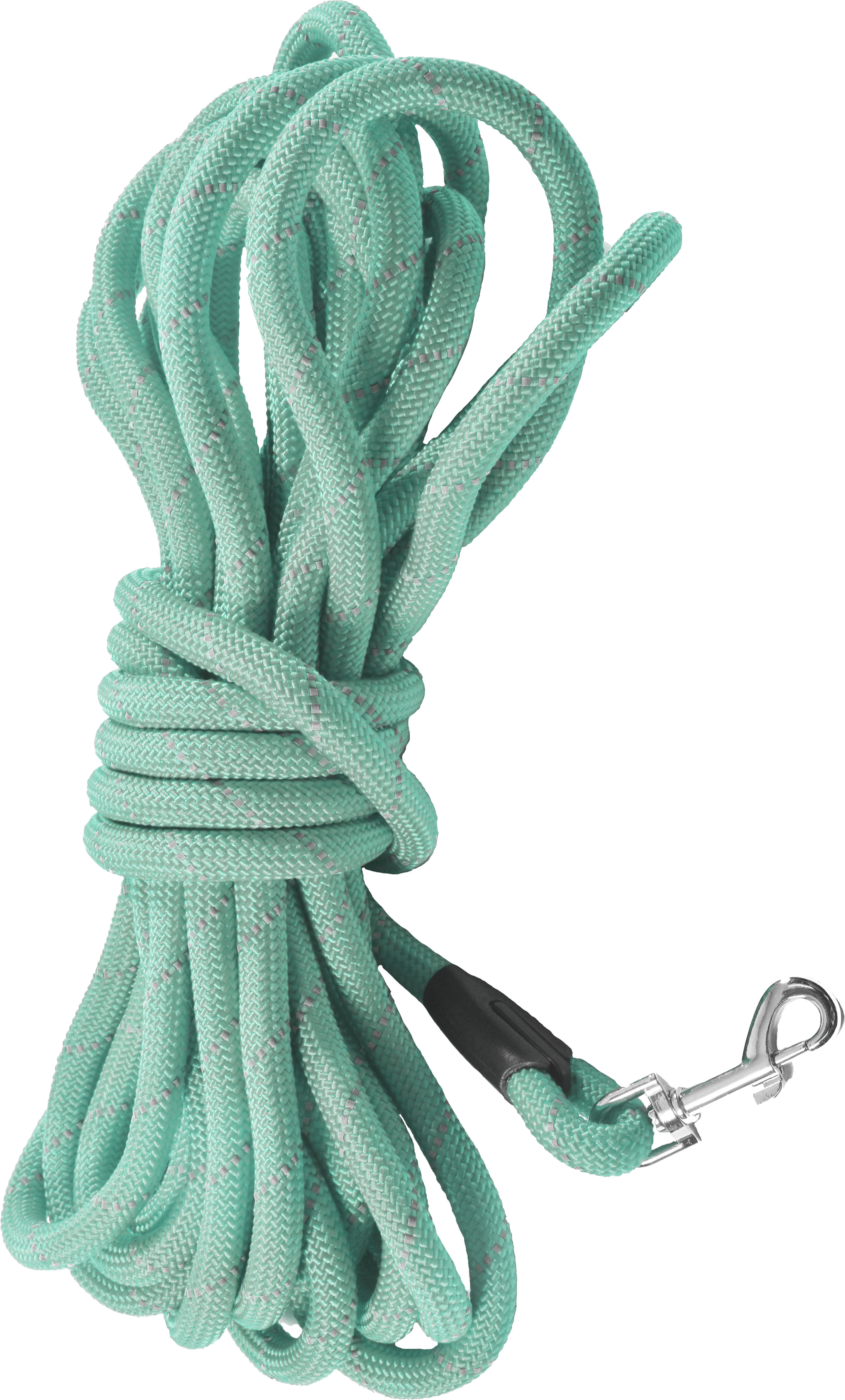 Bobby - Longe Walk en Nylon Bleu Lagon pour Chiens - 10M Image num&eacute;ro 2