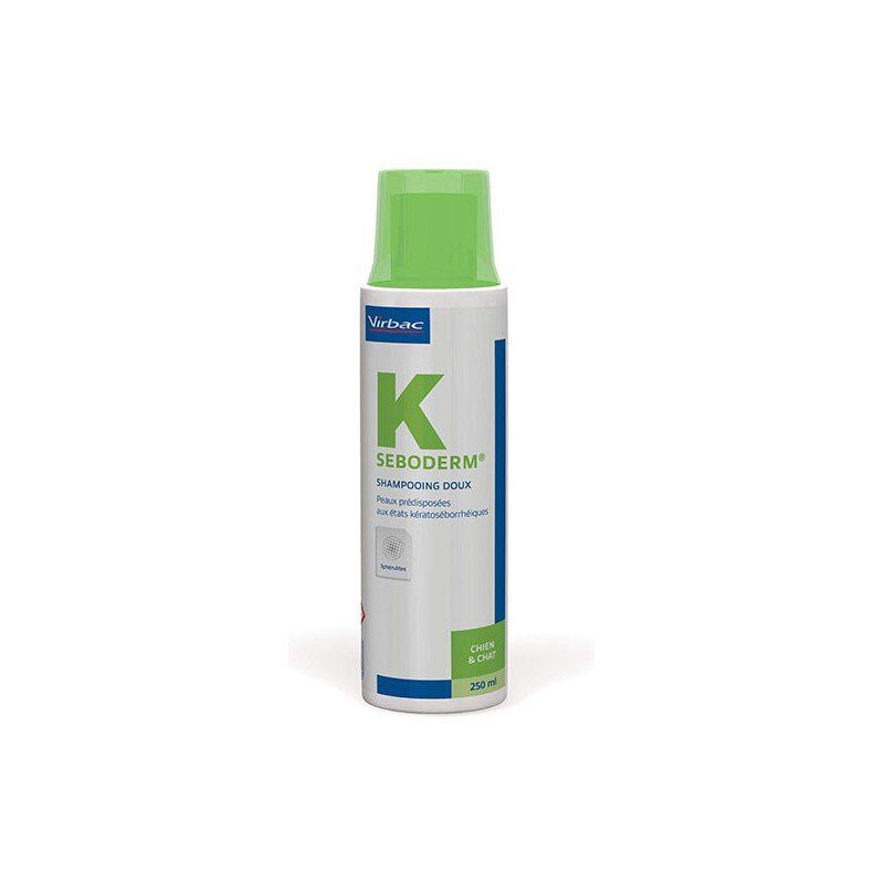 Virbac - Shampoing Seboderm pour Chiens et Chats - 250ml | Animalis