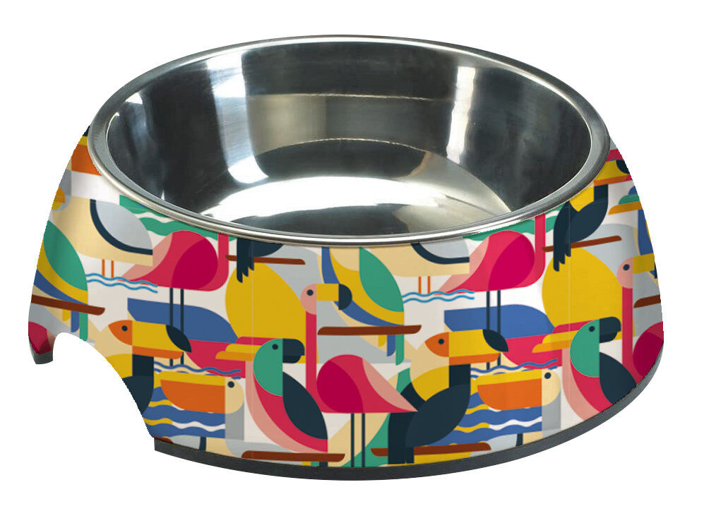 Croci - Gamelle M&eacute;lamine Toucan pour Chiens - 1600ml Image num&eacute;ro 1