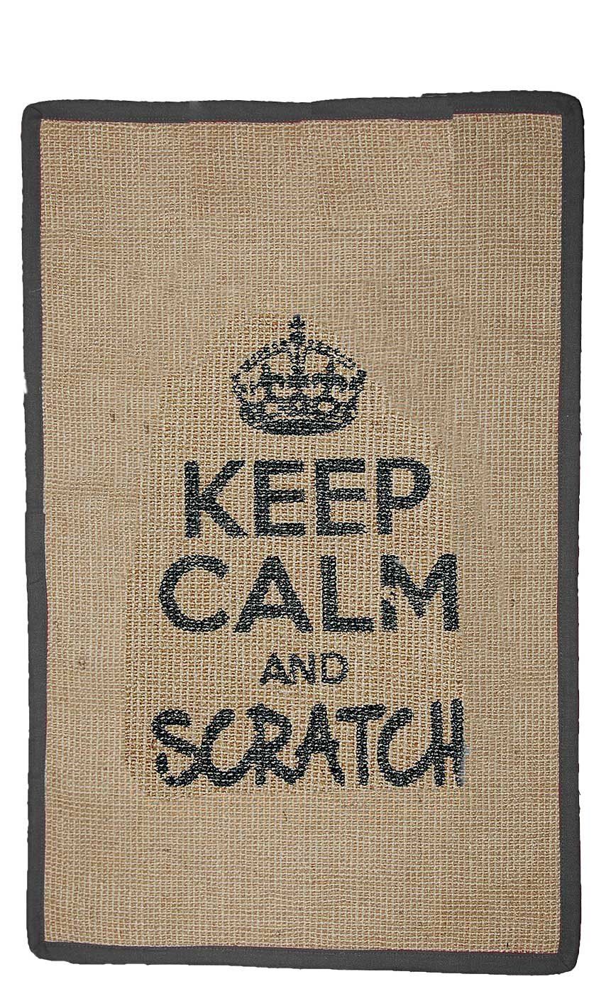 Wouapy - Tapis Griffoir Rectangle Gris pour Chats - 60x38cm Image num&eacute;ro 1