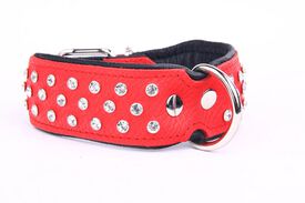 Yogipet - Collier Crystal D&eacute;co pour Chien Rouge