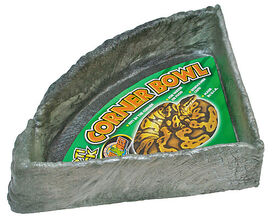 Zoomed - Gamelle Angle en Plastique pour Reptiles - XL
