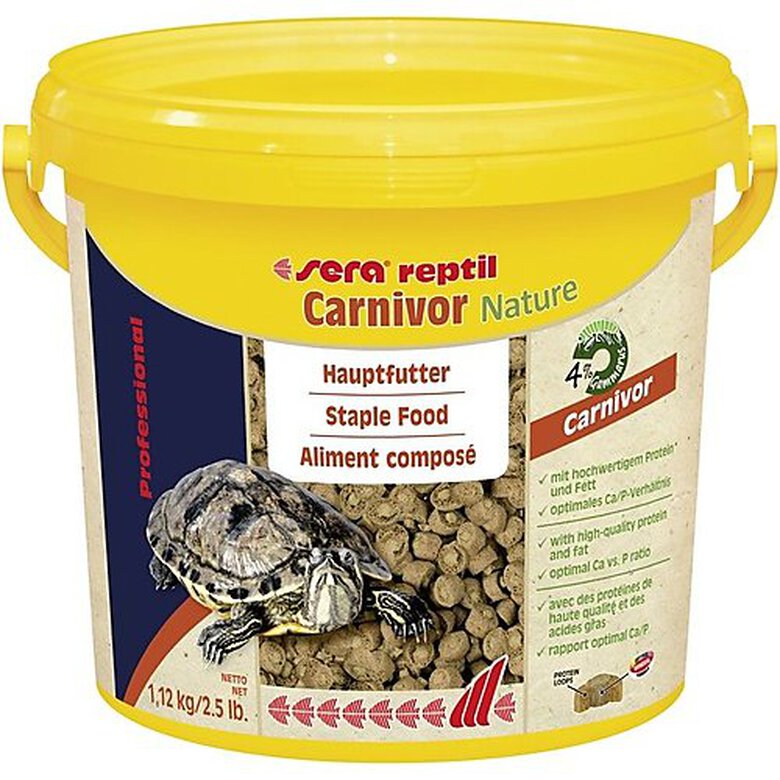Sera - Aliments Professional Carnivor Nature pour Reptiles Carnivores - 3,8L image number null
