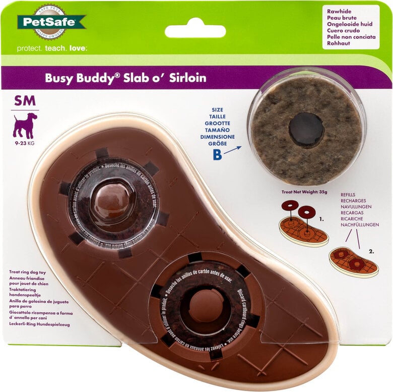 PetSafe - Jouet Steak Slab o’ Sirloin pour Chiens - S/M Image numéro 1 PetSafe - Jouet Steak Slab o’ Sirloin pour Chiens - S/M Image numéro 1