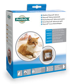 Petsafe - Chatière Porte Magnétique Luxe pour Chiens et chats - Brun