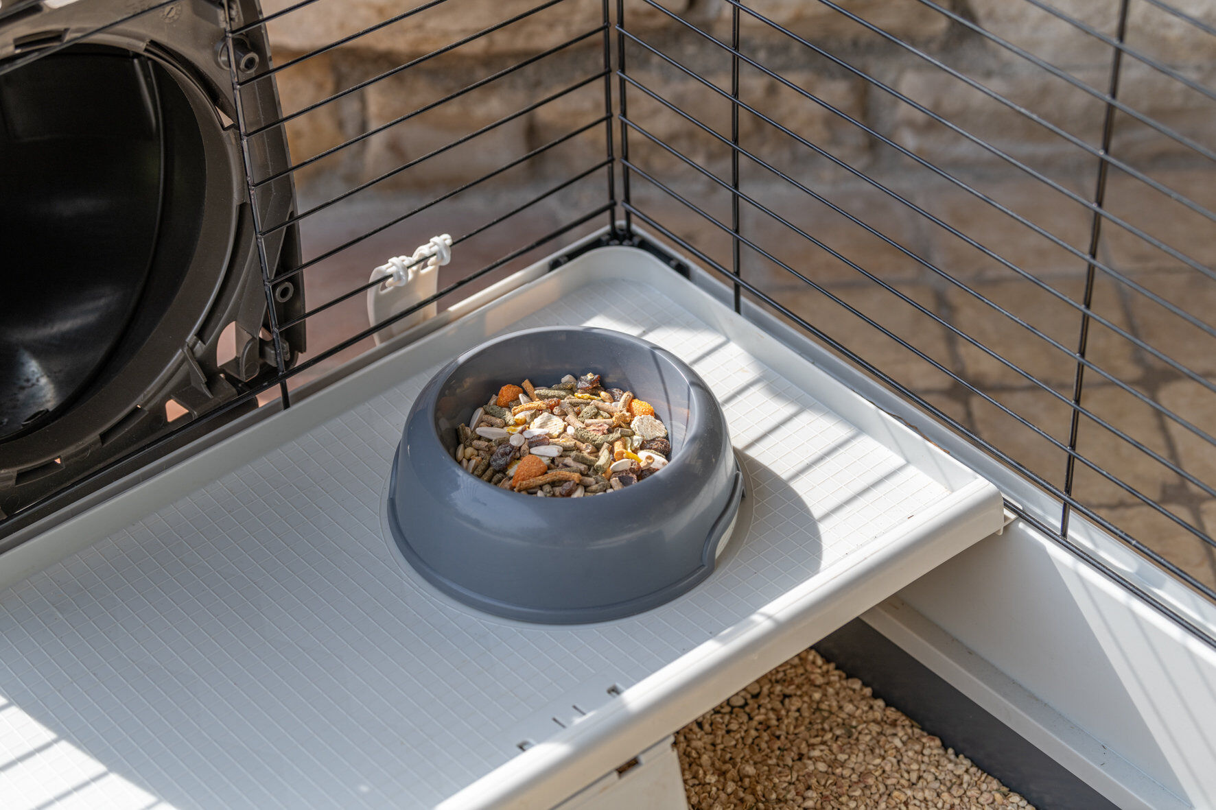 Ferplast - Cage Krolik Large Gris pour Lapin - 100cm Image num&eacute;ro 6