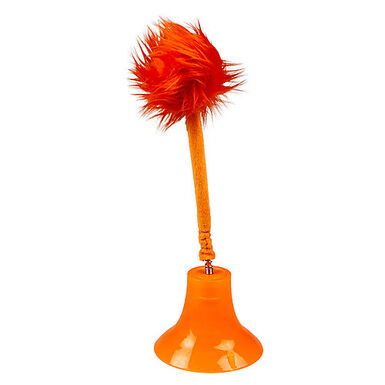 Duvoplus - Jouet Wobble à Ventouse pour Chat Orange