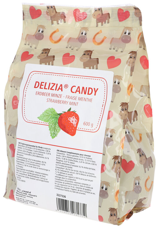 Friandises Delizia Candy fraise/menthe 600 g Image numéro 1 Friandises Delizia Candy fraise/menthe 600 g Image numéro 1