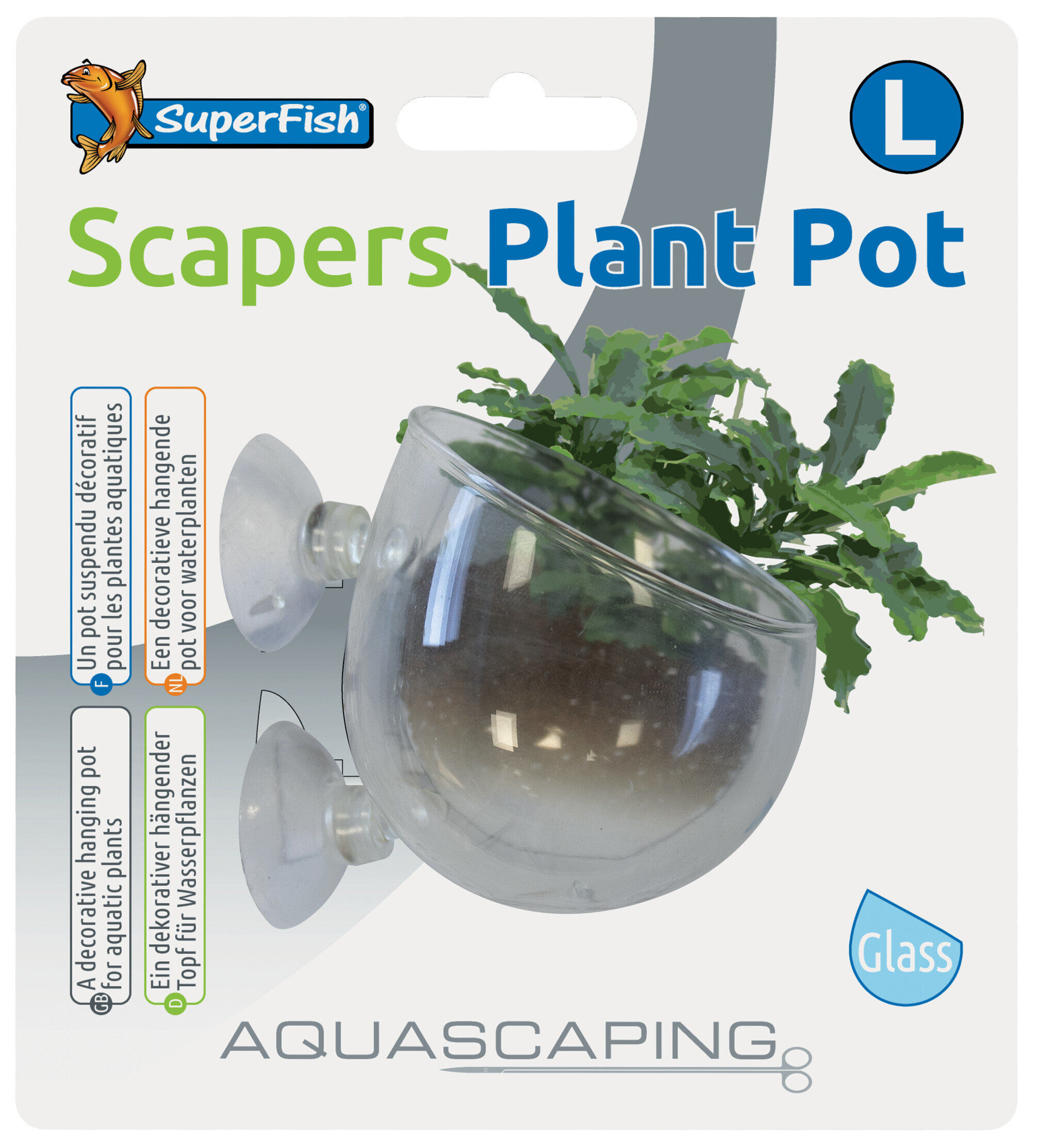 Superfish - Pot &agrave; Plante Scapers pour Aquarium - L Image num&eacute;ro 1