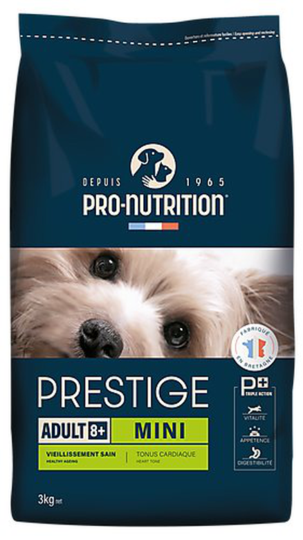 Pro-nutrition - Croquettes Prestige Mini Adult 8+ pour Chiens - 3Kg image number null