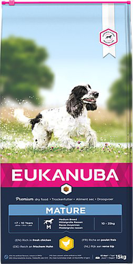 Eukanuba - Croquettes Chien Mature Pour Moyenne Race Poulet