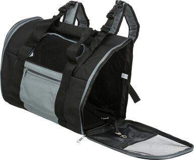 Trixie - Sac à Dos Connor pour Chien - Noir/Gris