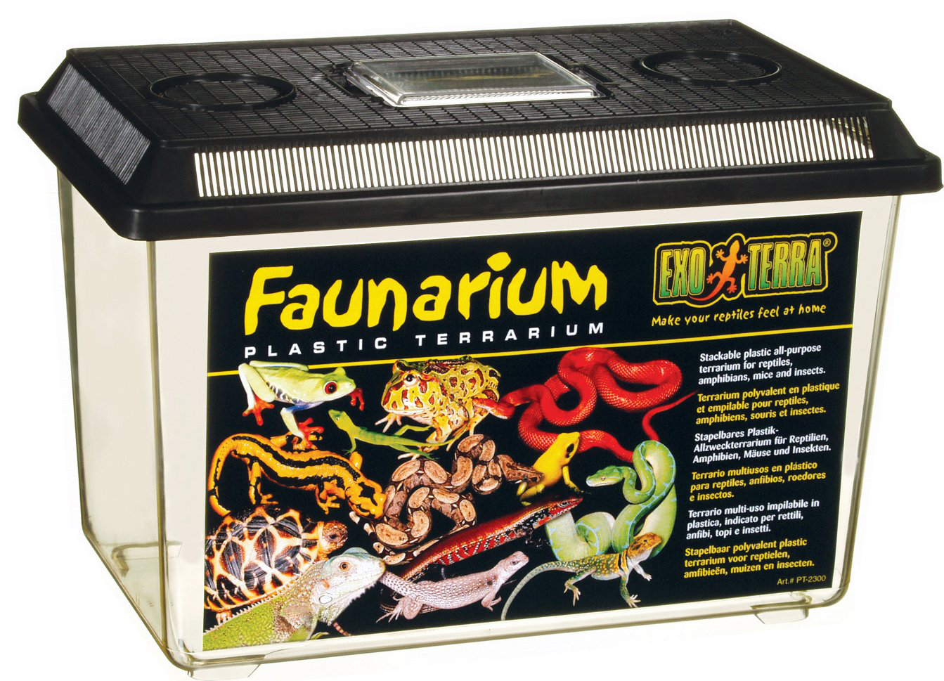 Exo Terra - Faunarium Transport Medium pour Reptiles -  37x22x24,5cm Image num&eacute;ro 1