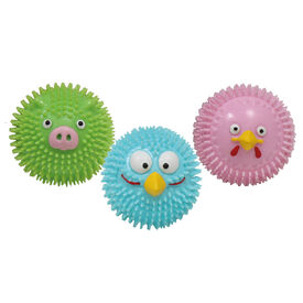 Croci - Balle en Caoutchouc Funny Faces pour Chiens - 6,5cm