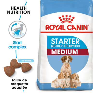 Royal Canin - Croquettes Starter Mother & Babydog Medium pour Chiennes et Chiots - 4KG