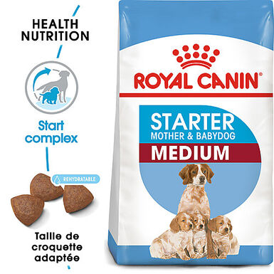 Royal Canin - Croquettes Starter Mother & Babydog Medium pour Chiennes et Chiots - 4KG
