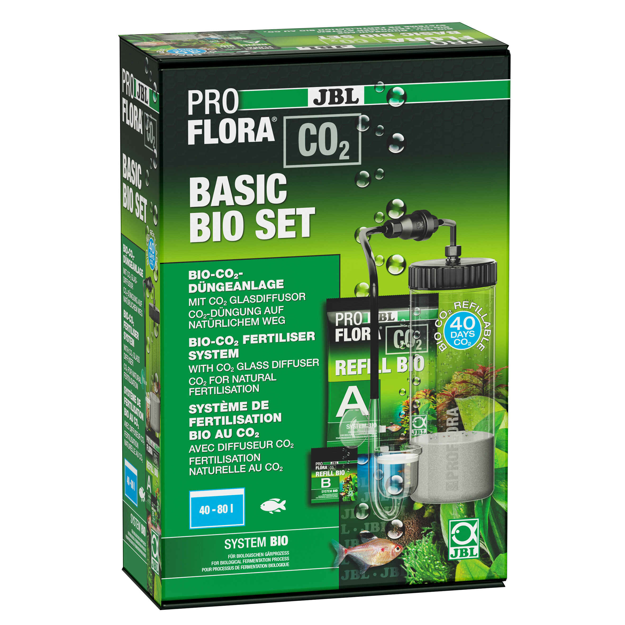 JBL - Kit de Fertilisation Proflora CO2 Basic Bio Set pour Aquarium Eau Douce Image num&eacute;ro 1