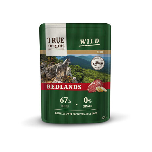 True Origins Wild - Repas Sachet Fra&icirc;cheur B&oelig;uf pour Chiens Adultes - 300G Image num&eacute;ro 1