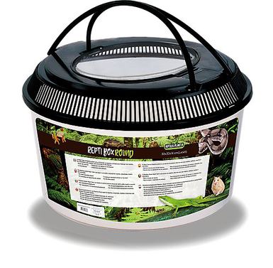 Reptiles Planet - Terrarium en Plastique Repti Box Rond - 30x14cm