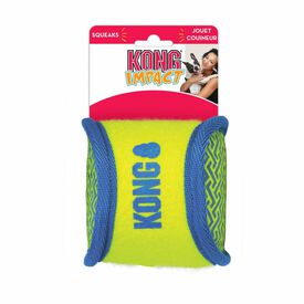 KONG - Jouet Balle Impact Tennis Ball pour Chien - M/L