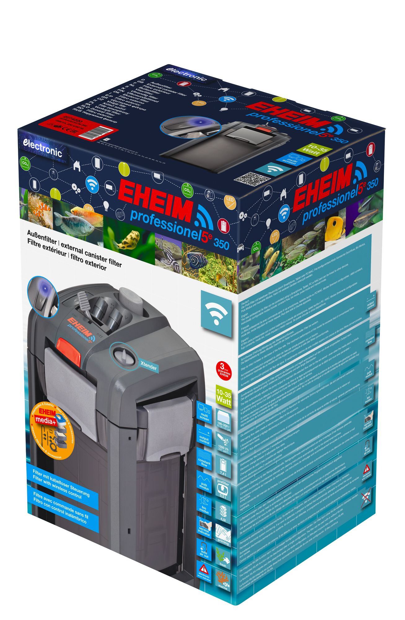 Eheim - Filtre Eheim Prof5e 350 - 300/700l (1850 l/h) Image num&eacute;ro 2