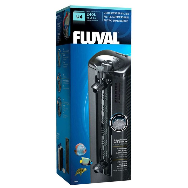 Fluval - Filtre Submersible U4 pour Aquarium Image numéro 1 Fluval - Filtre Submersible U4 pour Aquarium Image numéro 1