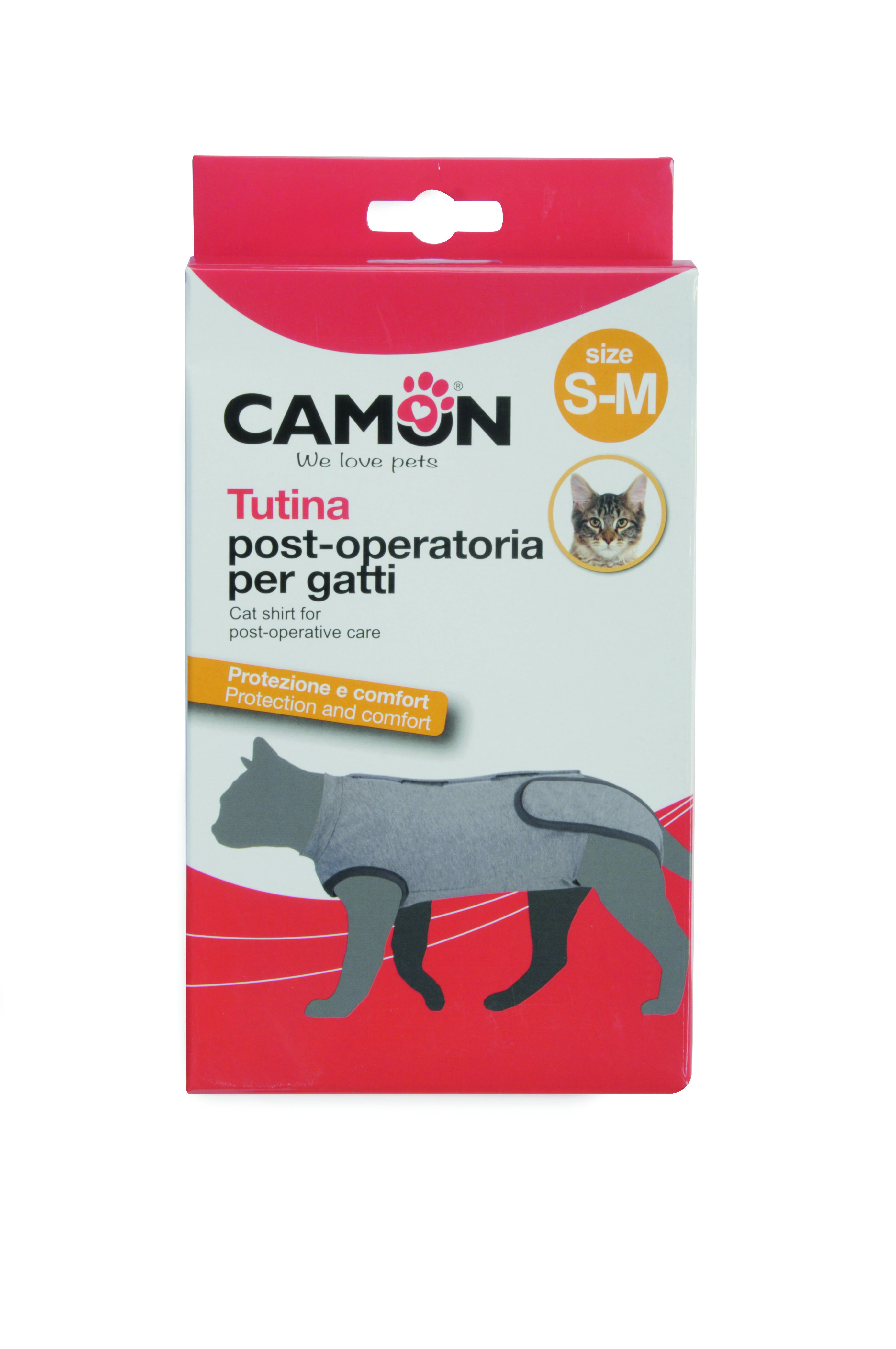 Camon - Gilet Post Op&eacute;ratoire pour Chats - S/M Image num&eacute;ro 1