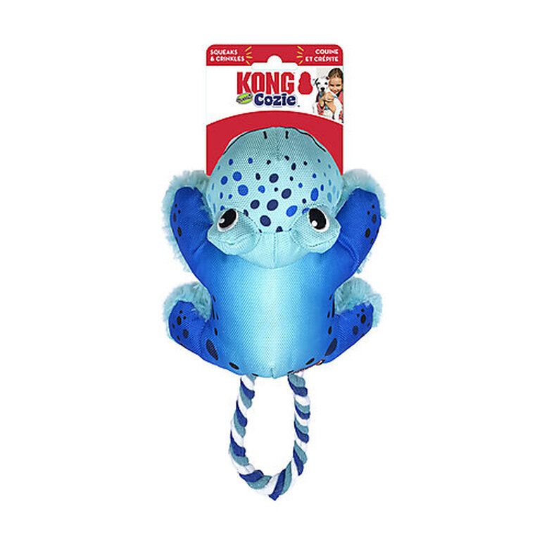 KONG - Jouet Cozie Tuggz Grenouille pour Chiens - S/M image number null