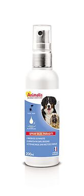 Animalis Nature - Spray Bloc parasites au Diméthicone pour Chien - 200ml