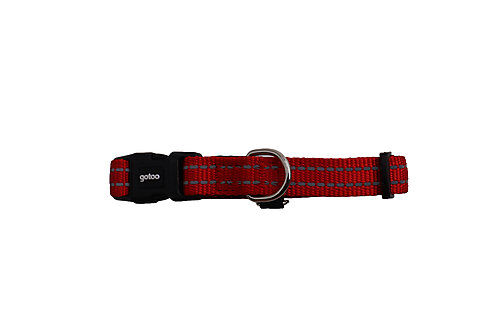 Gotoo - Collier Essentials en Nylon Premium Rouge pour Chien - XS Image num&eacute;ro 1