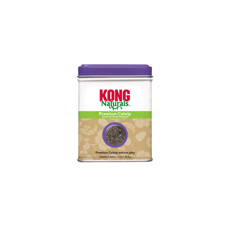 KONG - Herbe à Chat Naturals Premium Catnip - 28,3g Image numéro 1 KONG - Herbe à Chat Naturals Premium Catnip - 28,3g Image numéro 1