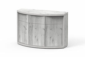Aquatlantis - Meuble SUBLIME HORIZON 120 Chêne Blanc pour Aquarium - 120x49x83cm