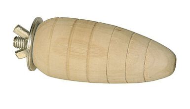 Kerbl - Stick en Bois à Ronger Carotte pour Rongeurs - 9cm