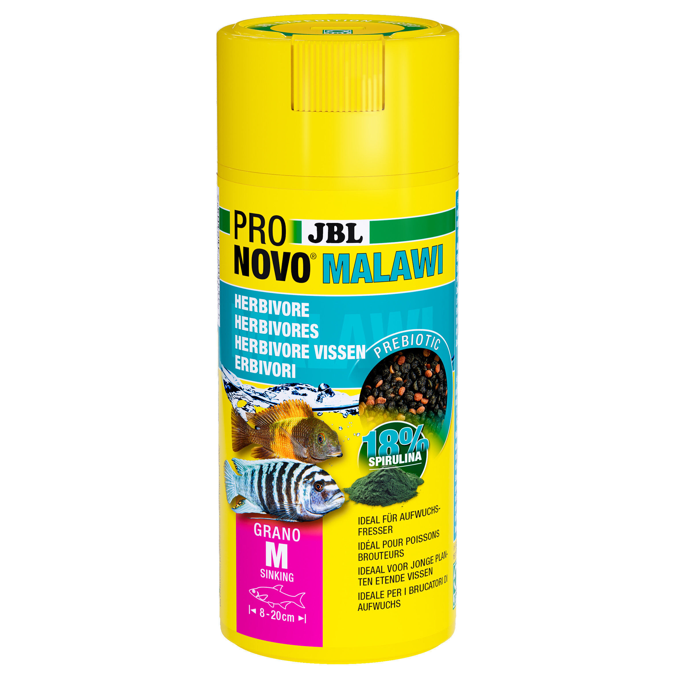 JBL - Aliment en Granul&eacute;s Pronovo MALAWI GRANO pour Poissons Tropicaux - 250ml Image num&eacute;ro 1