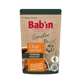 Bab'in - Terrine au Poulet pour Chats  - 80g