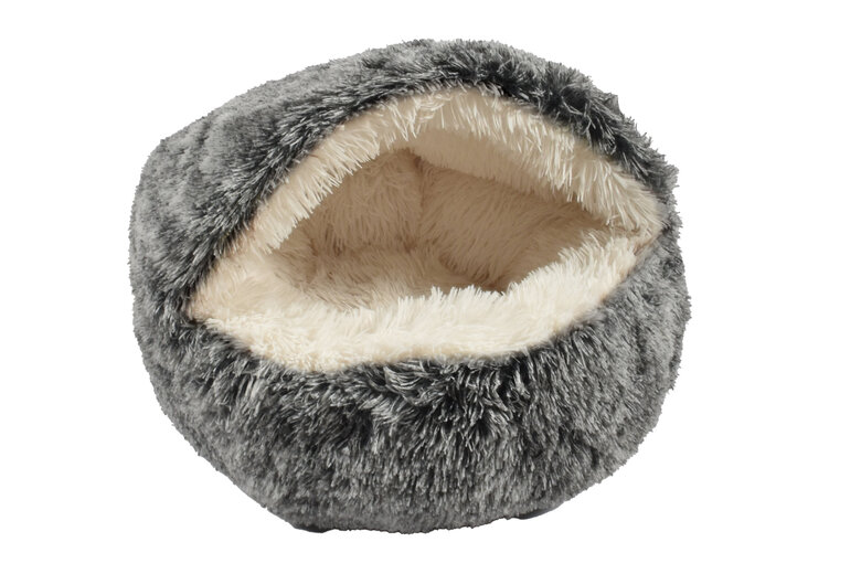 Bobby - Dôme Cachette Bulle Poilu Gris pour Chat - S Image numéro 1 Bobby - Dôme Cachette Bulle Poilu Gris pour Chat - S Image numéro 1