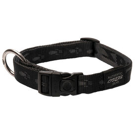 Rogz - Collier en Nylon Noir pour Chiens