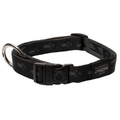 Rogz - Collier en Nylon Noir pour Chiens
