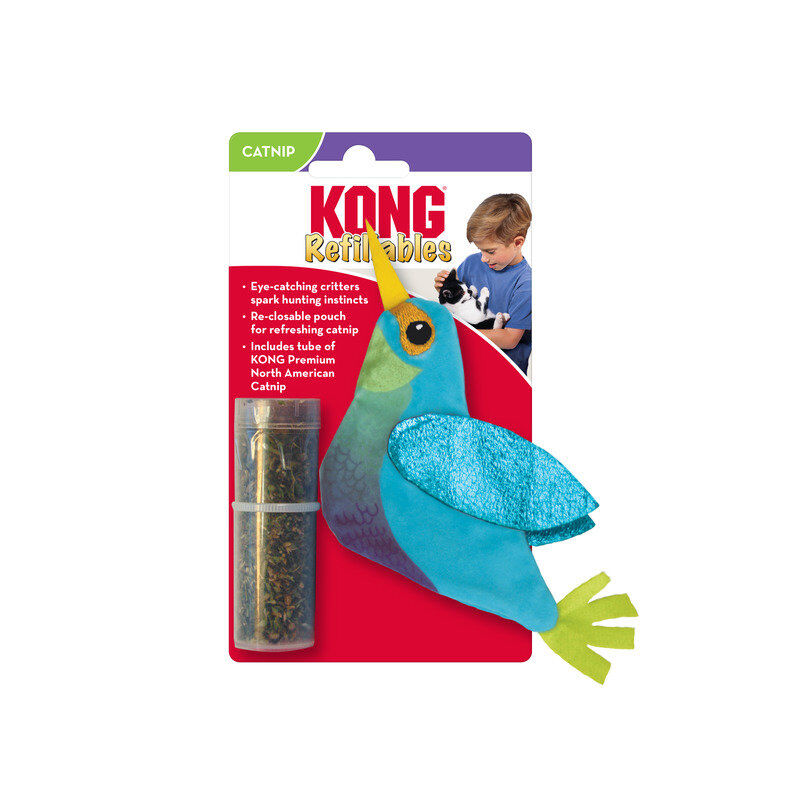 KONG - Jouet Refillables Oiseau pour Chats - 12cm Image num&eacute;ro 1