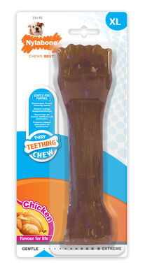 Anka - Jouet Nylabone Puppy Bone au Poulet pour Chiot