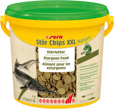 Sera - Stör Chips Nature  3.800 ml - XXL 17 kg