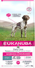 Eukanuba - Croquettes Daily Care Adulte Travail & Endurance Poulet