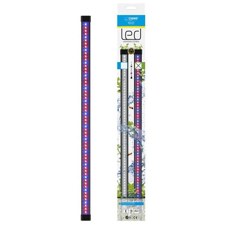 Ciano - Rampe LED CLA60 Plants - Rampe LED pour aquarium Ciano Image numéro 1 Ciano - Rampe LED CLA60 Plants - Rampe LED pour aquarium Ciano Image numéro 1