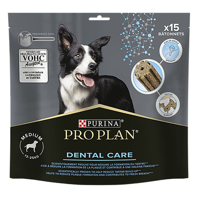 Pro Plan - Friandises à Mâcher Dental Care pour Moyens Chiens - 345g