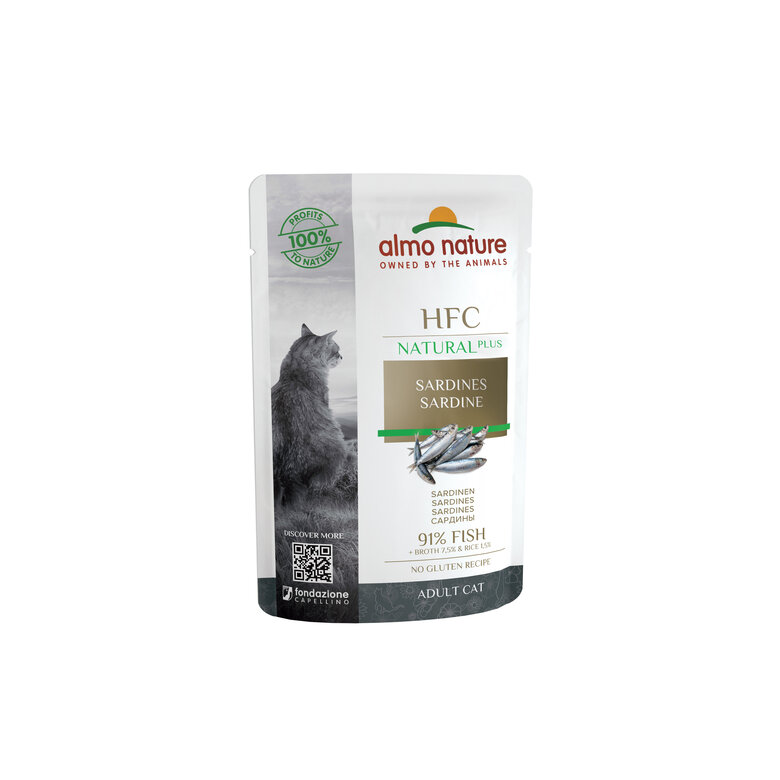 Almo Nature - Pochon Alternative Bouillon à la Sardine pour Chat - 55g Image numéro 1 Almo Nature - Pochon Alternative Bouillon à la Sardine pour Chat - 55g Image numéro 1