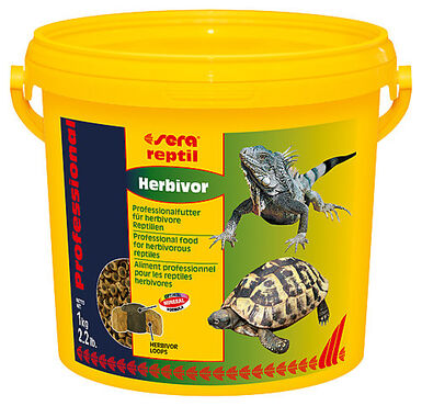 Sera - Aliments Professional Herbivor pour Reptiles Herbivores - 3,8L
