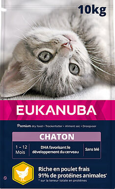 Eukanuba - Croquettes Chaton Démarrage Sain Toutes Races Poulet