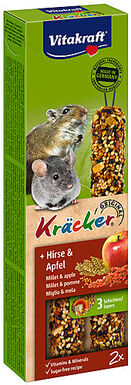 Vitakraft - Friandises Kräcker Millet et Pomme pour Souris - x2