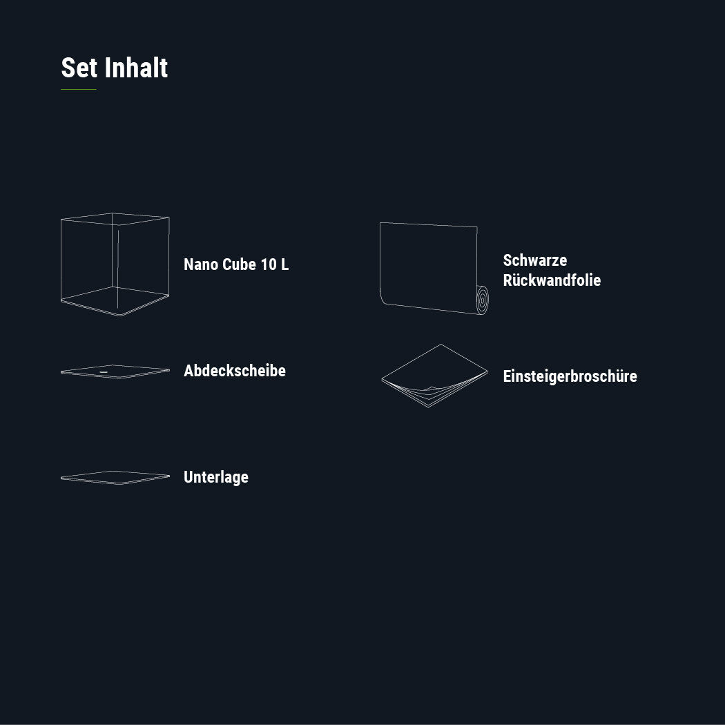 Dennerle - Mini Aquarium Nano Cube Coins Arrondis - 10L Image num&eacute;ro 4